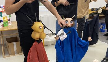Predavanje Vanje Gvozdića – Osnove animacije Tuchmarionette i Kopf-Schulter-Marionette