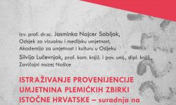 Popularizacija znanosti – Predavanje Istraživanje provenijencije umjetnina plemićkih zbirki istočne Hrvatske – suradnja na projektu Hrvatske zaklade za znanost