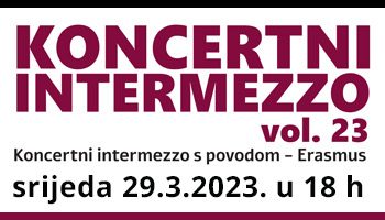 Koncertni intermezzo s povodom – Erasmus // vol. 23