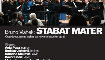 Studenti i profesori Odsjeka za glazbenu umjetnost izvest će oratorij Stabat Mater u Novom Sadu