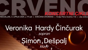 Koncertni ciklus Crveno – Veronika Hardy Činčurak, sopran i Simon Dešpalj, klavir