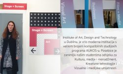 izv. prof. dr. art. Jasmina Pacek – Erasmus+ na Institute of Art, Design and Technology Dublin, Irska