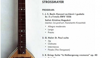Koncert akademijinog tamburaškog orkestra Strossmayer