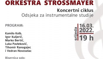 Koncert Akademskog tamburaškog orkestra Strossmayer