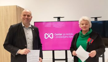 Potpisan sporazum o suradnji između Akademije za umjetnost i kulturu i Centra za nestalu i zlostavljanu djecu
