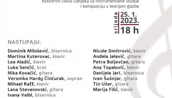 Koncertni intermezzo // vol. 22 (povodom Dana otvorenih vrata AUK-a)