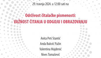 Održivost čitalačke pismenosti: Važnost čitanja u odgoju i obrazovanju
