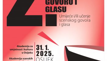 Program Drugoga umjetničkog i znanstvenog simpozija Umijeće i/ili učenje scenskog govora i glasa