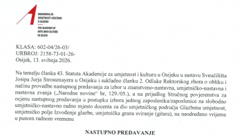 Nastupno predavanje docent gitara