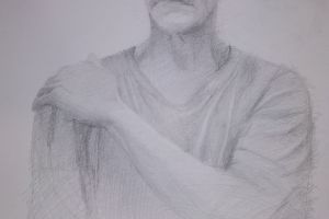 Barbara Milić, Mladen, 2018, olovka, 50x70 Barbara Milić, Mladen, 2018, olovka, 50x70