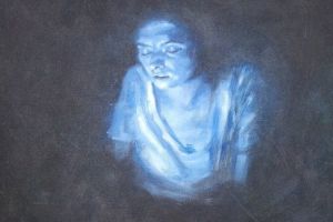 Barbara Milić, Josipa, 2019, akril na platnu, 29,7 x 42,0 cm Barbara Milić, Josipa, 2019, akril na platnu, 29,7 x 42,0 cm