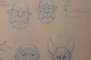 Ivan Nikolić, Studija portreta goblina i orkova, Osijek 2019., olovka, 21.0 x 29.7 cm Ivan Nikolić, Studija portreta goblina i orkova, Osijek 2019., olovka, 21.0 x 29.7 cm
