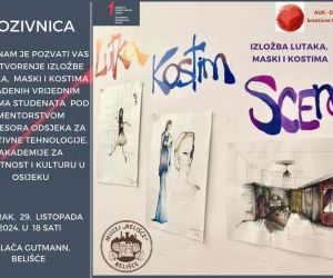 Izložba lutaka, maski i kostima ;Belišće ,2024.