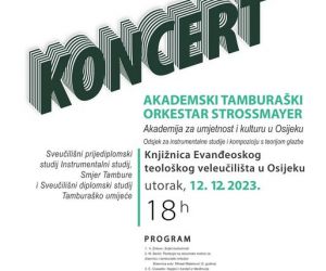 Koncert Akademsi tamburaški orkestar Strossmayer , 2023.