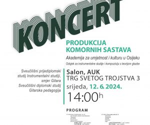 Koncert Komornih sastava, Osijek, 2024