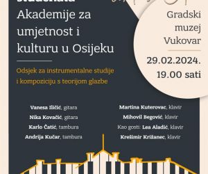 Koncert ngrađivanih studenata ; Vukovar, 2024.