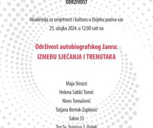 Održivost u književnosti i sportu, Osijek 2024.