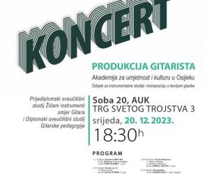 Produkcija gitarista, Osijek 2023.