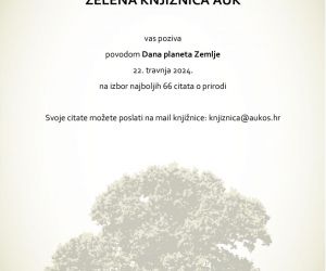 Zelena knjižnica, Osijek 2024.